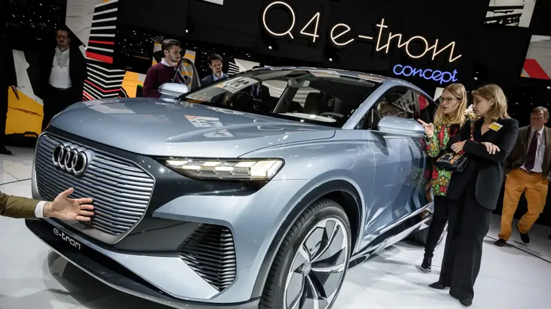 أودي Q4 E-Tron الكهربائية تُنعش فرامل الماضي من أجل اقتصاد المستقبل