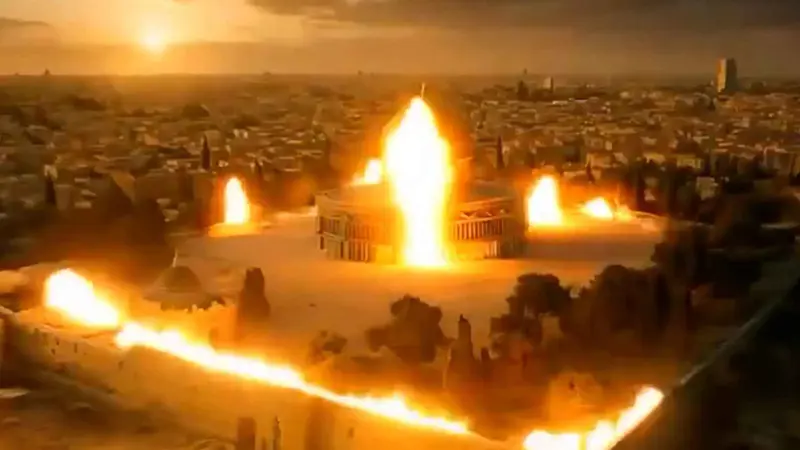 إسرائيل تتهم جهات أجنبية بنشر فيديو "حرق الأقصى" وظهور الهيكل