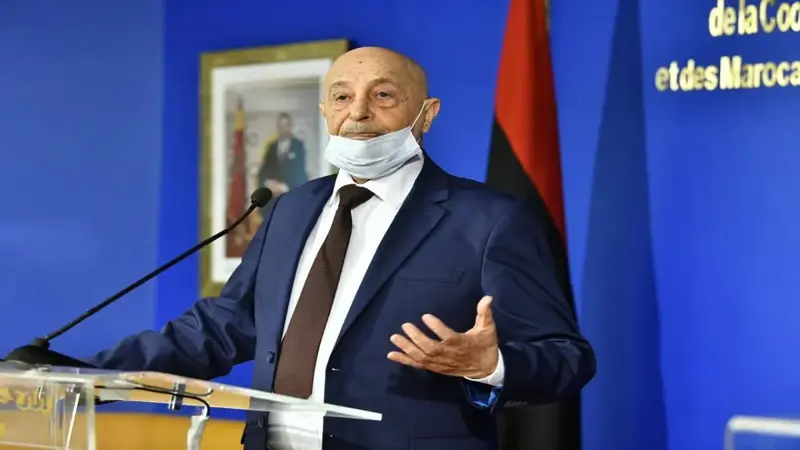 عقيلة صالح من المغرب: لا نوايا مسبقة لعرقلة الحكومة الليبية الجديدة