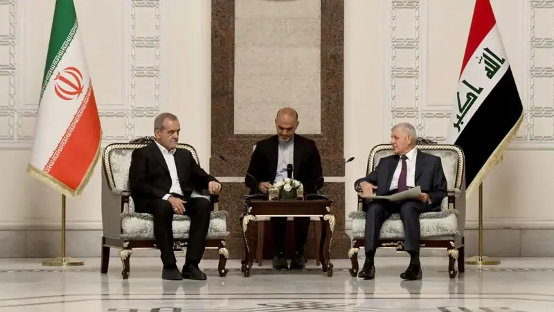 رئيس العراق يدعو إيران لـ"إطلاق مياه الأنهر الحدودية المشتركة"