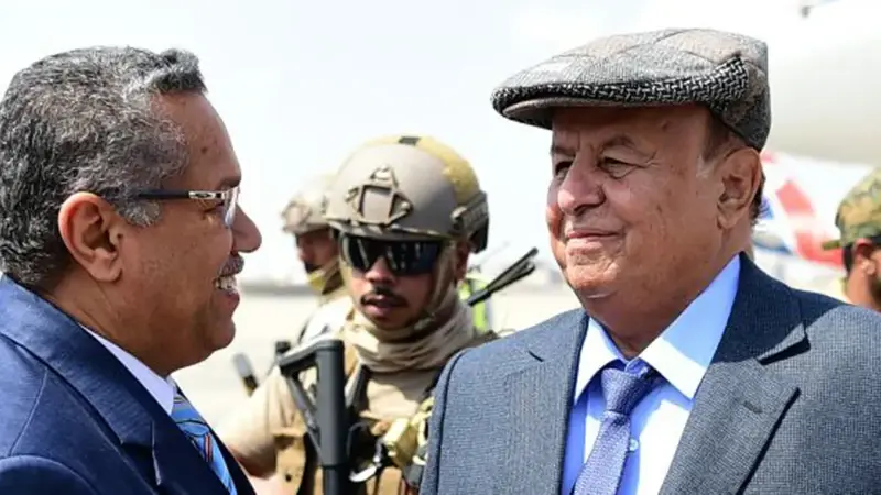 مصادر: هادي وبن دغر والمفلحي يعودون إلى عدن خلال ساعات
