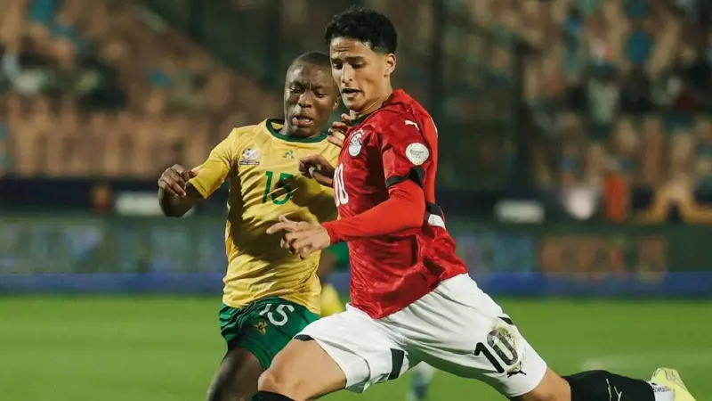 "موهبة" الأهلي يقود منتخب مصر لعبور جنوب أفريقيا في كأس الأمم للشباب (فيديو)