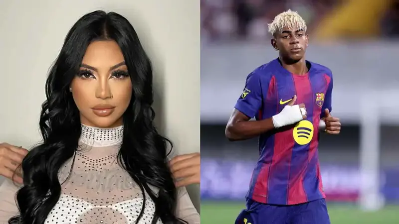 وضع لها قلبا.. من الفاتنة التي فجرت أول أزمة بين لامين يامال ونيكي نيكول؟