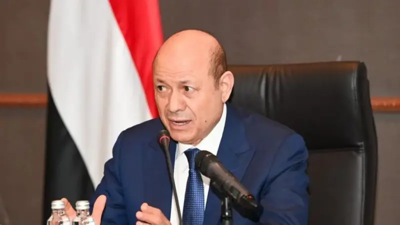 العليمي يؤكد أن المعركة ضد الحوثيين مستمرة ولن تتوقف