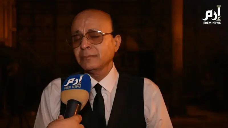 دموع مجدي صبحي تغالبه أمام الكاميرا حزنًا على رحيل طلعت زكريا (فيديو إرم)