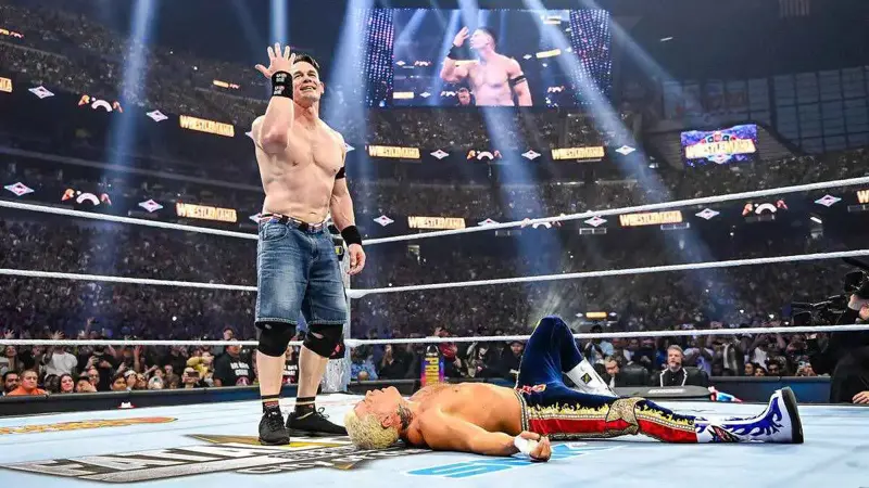 لا غناء ولا احتفالات.. جون سينا يحقق رقما تاريخيا في WWE (فيديو)