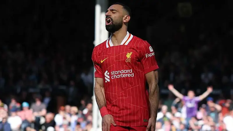 تقييم كارثي لمحمد صلاح أمام فولهام.. و8 لاعبين أسوأ منه (صورة)