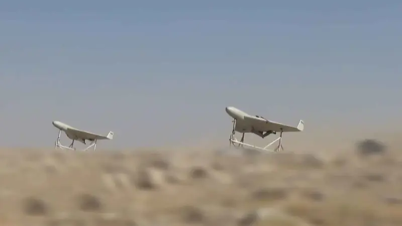 لحظة استهداف ميناء إيلات بمسيّرة من العراق (فيديو)