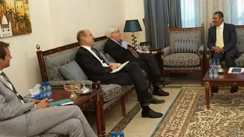 المبعوث الأممي لليمن يلتقي بحاح والمخلافي وسط مطالب بدعم "الانتقالي الجنوبي"