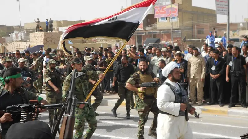 الحشد الشعبي "يعتدي" على مبنى حكومة صلاح الدين العراقية