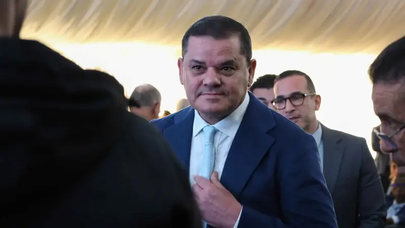 أول ظهور بعد اندلاع المظاهرات.. تفاصيل لقاء الدبيبة بأعيان مصراتة