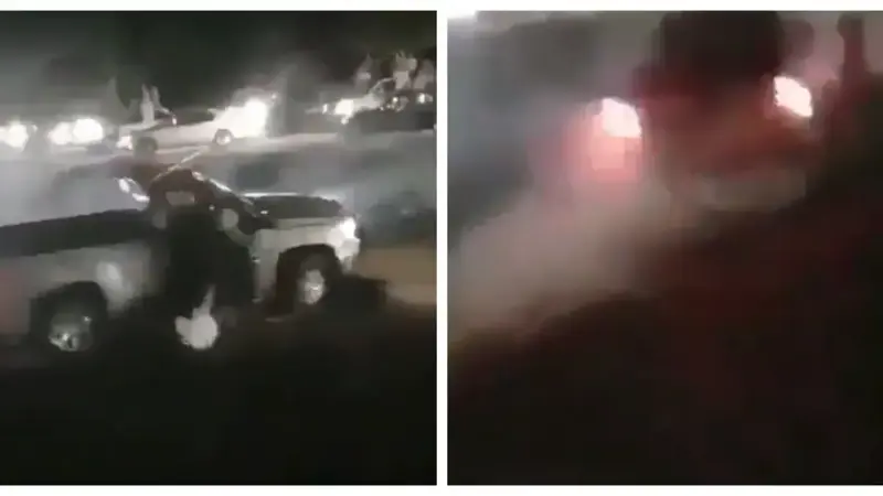 بالفيديو.. حجز "مفحط" في سلطنة عمان بعد دهسه رفيقه بطريقة مروعة