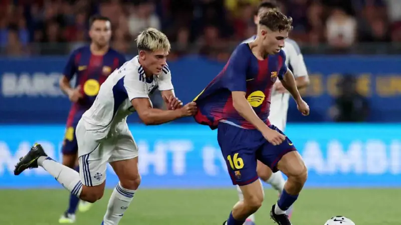 برشلونة يسحق كومو الإيطالي في كأس جوان غامبر (فيديو)