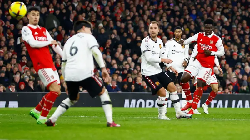 ترتيب الدوري الإنجليزي: آرسنال يقهر مانشستر يونايتد.. وهاتريك هالاند يمنح مانشستر سيتي الفوز على ولفرهامبتون