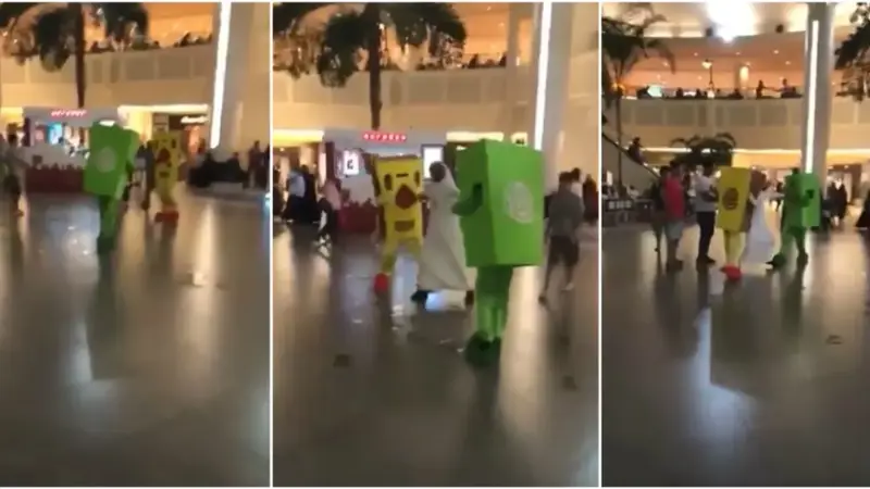 فيديو طريف.. مضاربة بين "وجبتي طعام" في الكويت