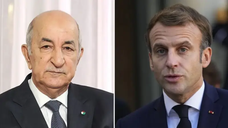 صحيفة فرنسية: تبون لا يرد على مكالمات ماكرون الهاتفية
