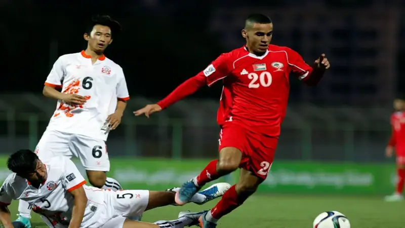 فلسطين تتأهل إلى كأس الأمم الآسيوية للمرة الثانية على التوالي باكتساحها بوتان بعشرة أهداف (فيديو)