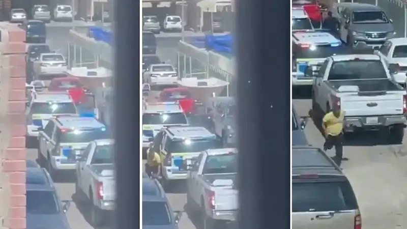 الكويت.. فيديو يوثق هروب متهم من دورية شرطة