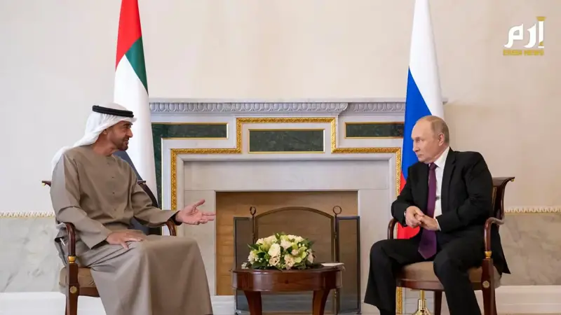 بوتين يلمح إلى أن وساطة الشيخ محمد بن زايد تحقق نتائج