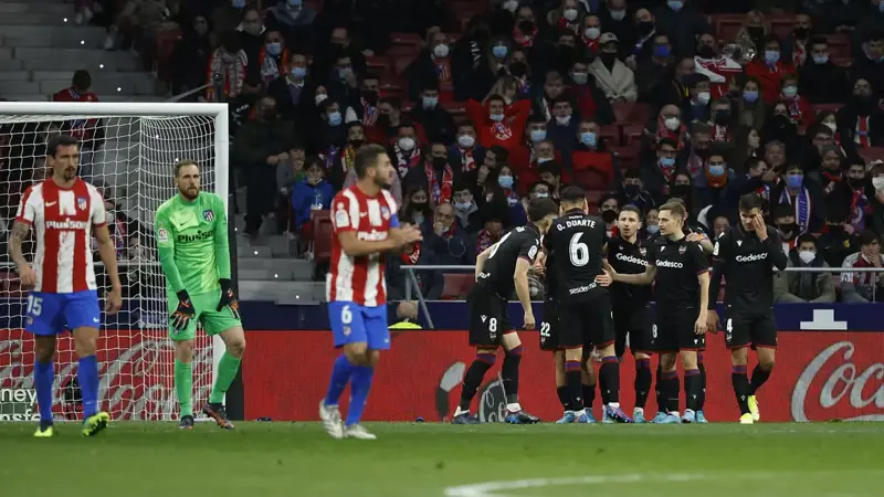 ترتيب الدوري الإسباني: ليفانتي يكرس عقدته أمام أتلتيكو مدريد ويبقيه للمركز الخامس