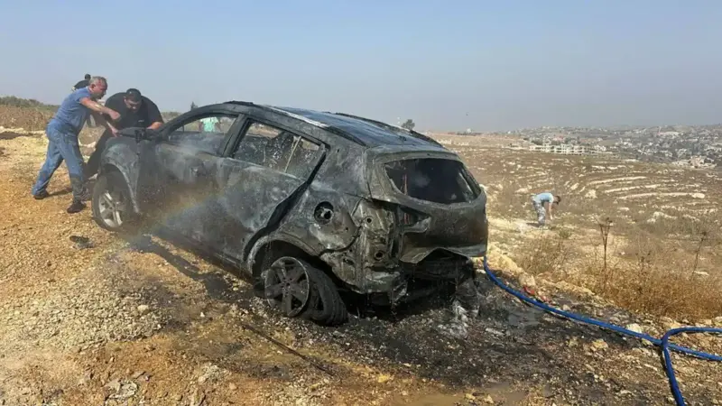 مقتل شخص بغارة إسرائيلية على سيارة جنوب لبنان (فيديو)
