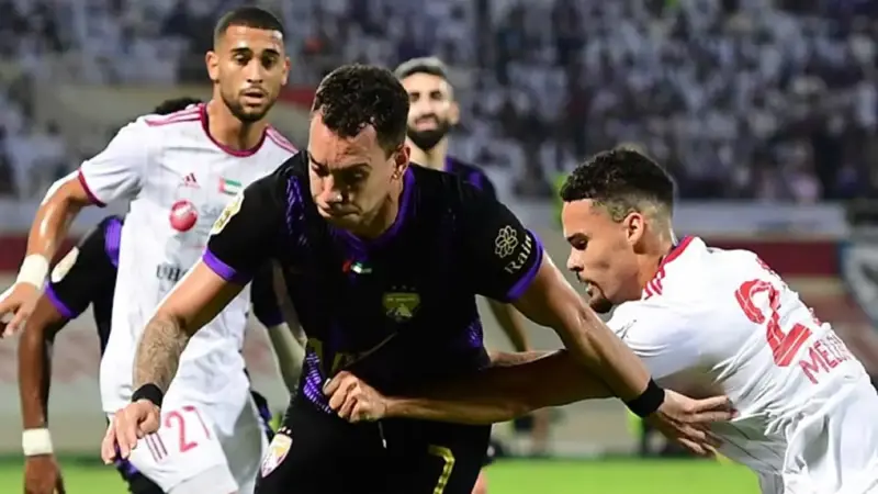 الموعد والقنوات الناقلة والتشكيل المتوقع لمباراة الشارقة ضد العين في كأس السوبر الإماراتي