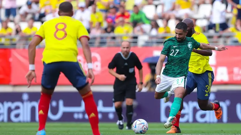 المنتخب السعودي يخسر أمام كولومبيا وديًا (فيديو)