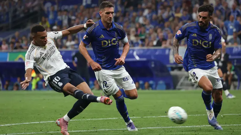 رابطة الليغا تفتح تحقيقا بعد مباراة أوفييدو وريال مدريد بسبب مبابي وفينيسيوس