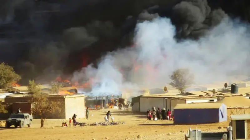 مقتل نازحين سوريين بقصف لحزب الله على مخيم بأطراف "عرسال" اللبنانية