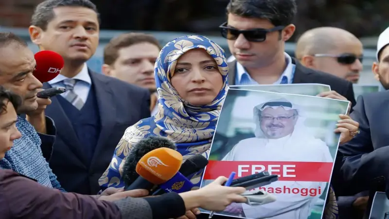 دموع توكل كرمان على جمال خاشقجي تثير سخرية وانتقادات لاذعة (صور)