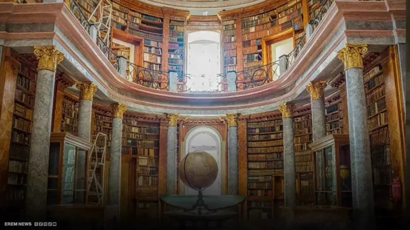100 ألف كتاب في خطر.. حملة إنقاذ طارئة داخل أقدم مكتبة بالمجر
