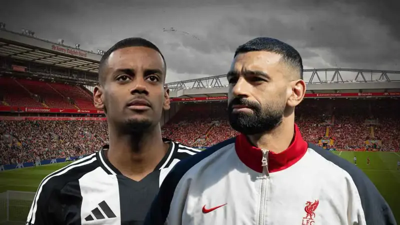3 تشكيلات مرعبة.. كيف سيلعب إيزاك مع صلاح وإيكيتيكي في ليفربول؟