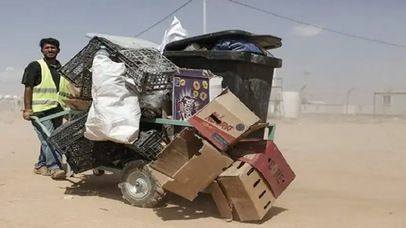 جامعو القمامة يبحثون عن لقمة العيش في مكبّات الأردن
