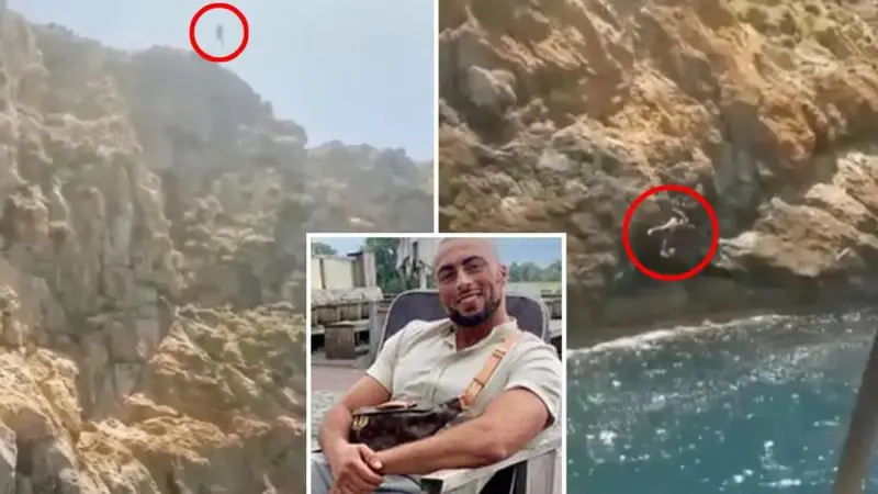زوجته وثقت المشهد.. وفاة اللاعب المغربي مراد لمرابط أثناء القفز في بحيرة